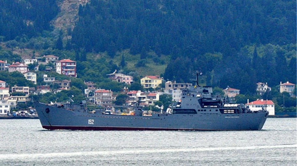 Αισθητή ενίσχυση της παρουσίας του ρωσικού στόλου στη Μεσόγειο: Το «Nikolai Filchenkov» πέρασε τα Δαρδανέλια